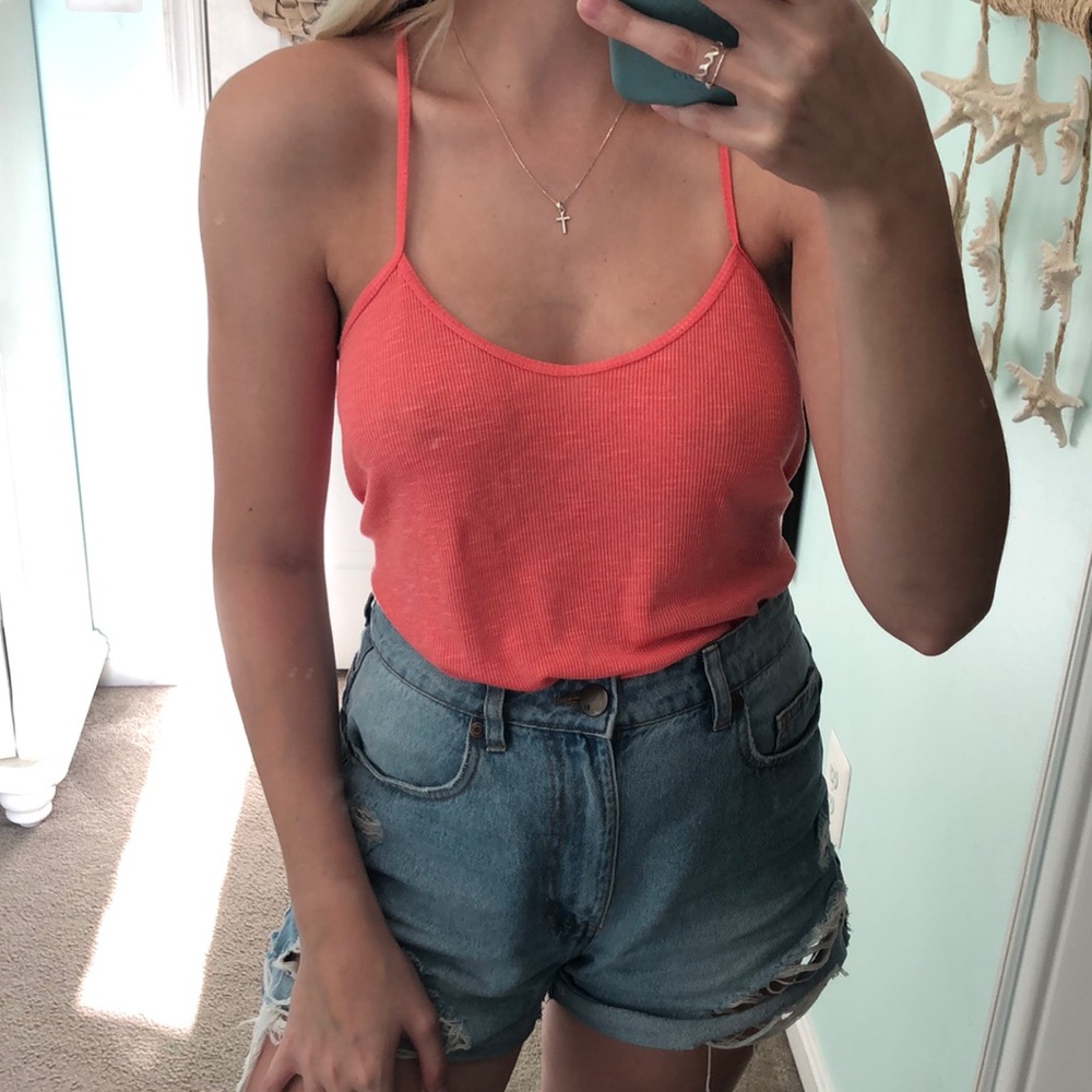 Peach Racerback